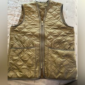 Barbour Polarquilt Waistcoat Zip Vest Size M